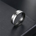 Herren Ring mit eleganter, gefrosteter Oberfläche und stilvollem Design Shop Nory