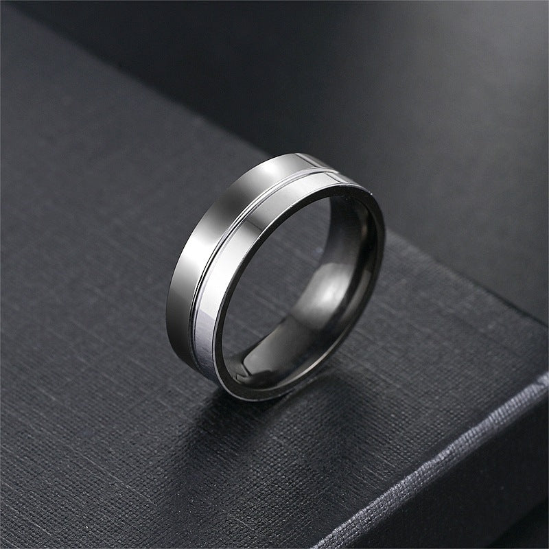 Herren Ring mit eleganter, gefrosteter Oberfläche und stilvollem Design Shop Nory