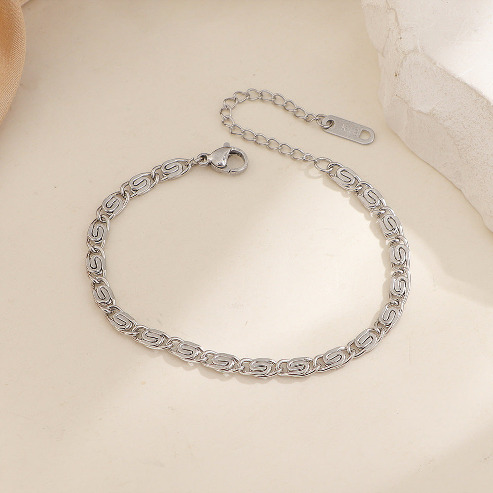 Damen Luxuriöse Gliederkette Armband Shop Nory