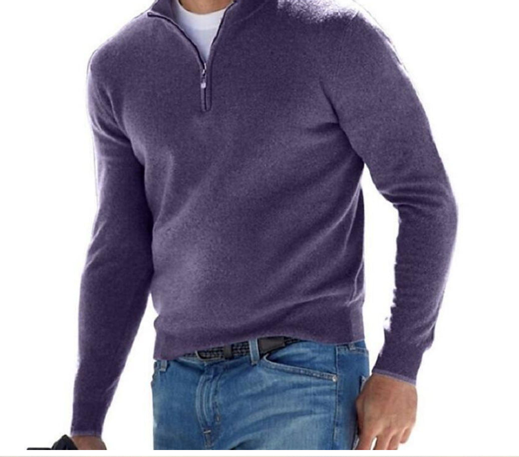 Merino Herren V-Ausschnitt Pullover