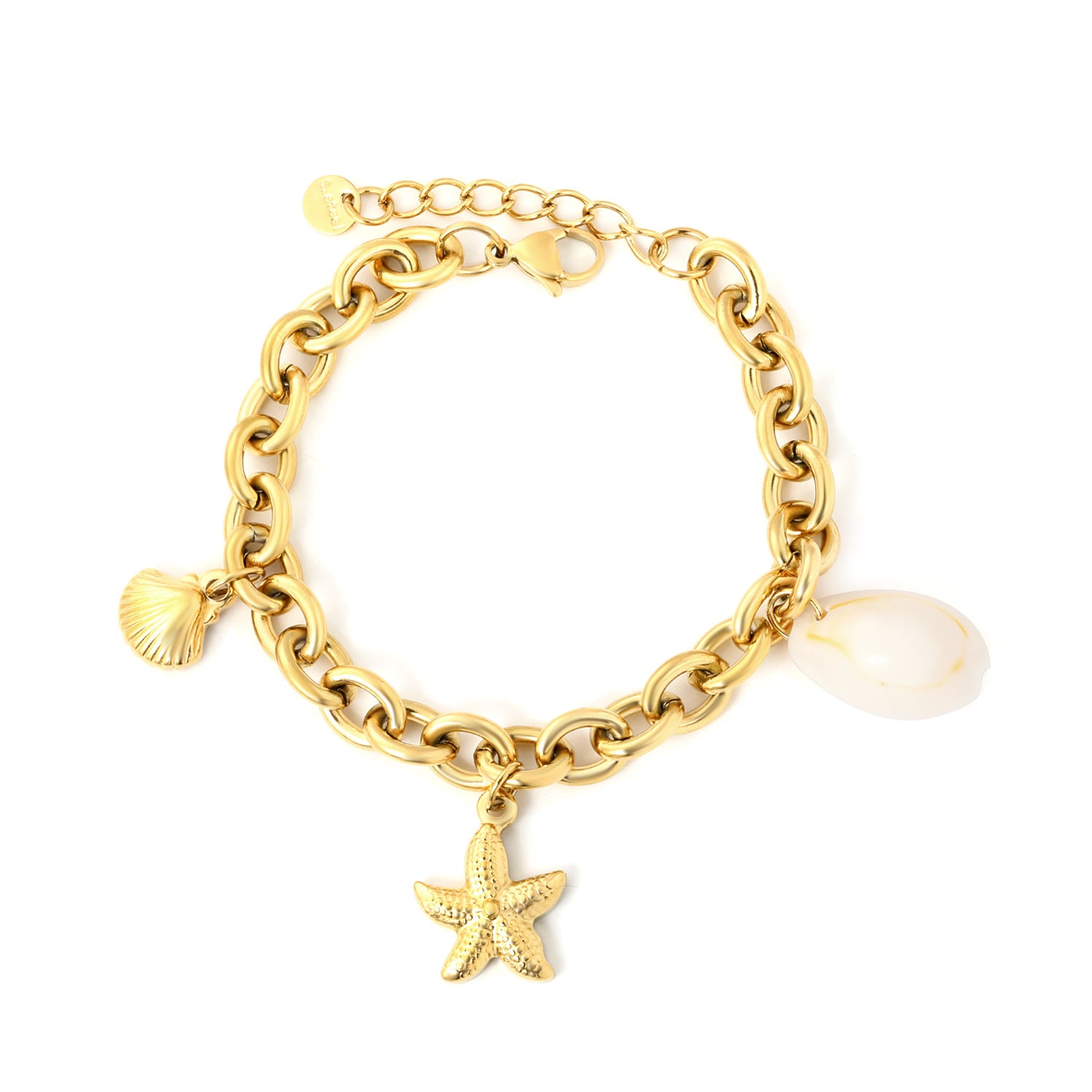 Damen Armschmuck mit Muschel-Design und Zirkonia-Akzenten Shop Nory