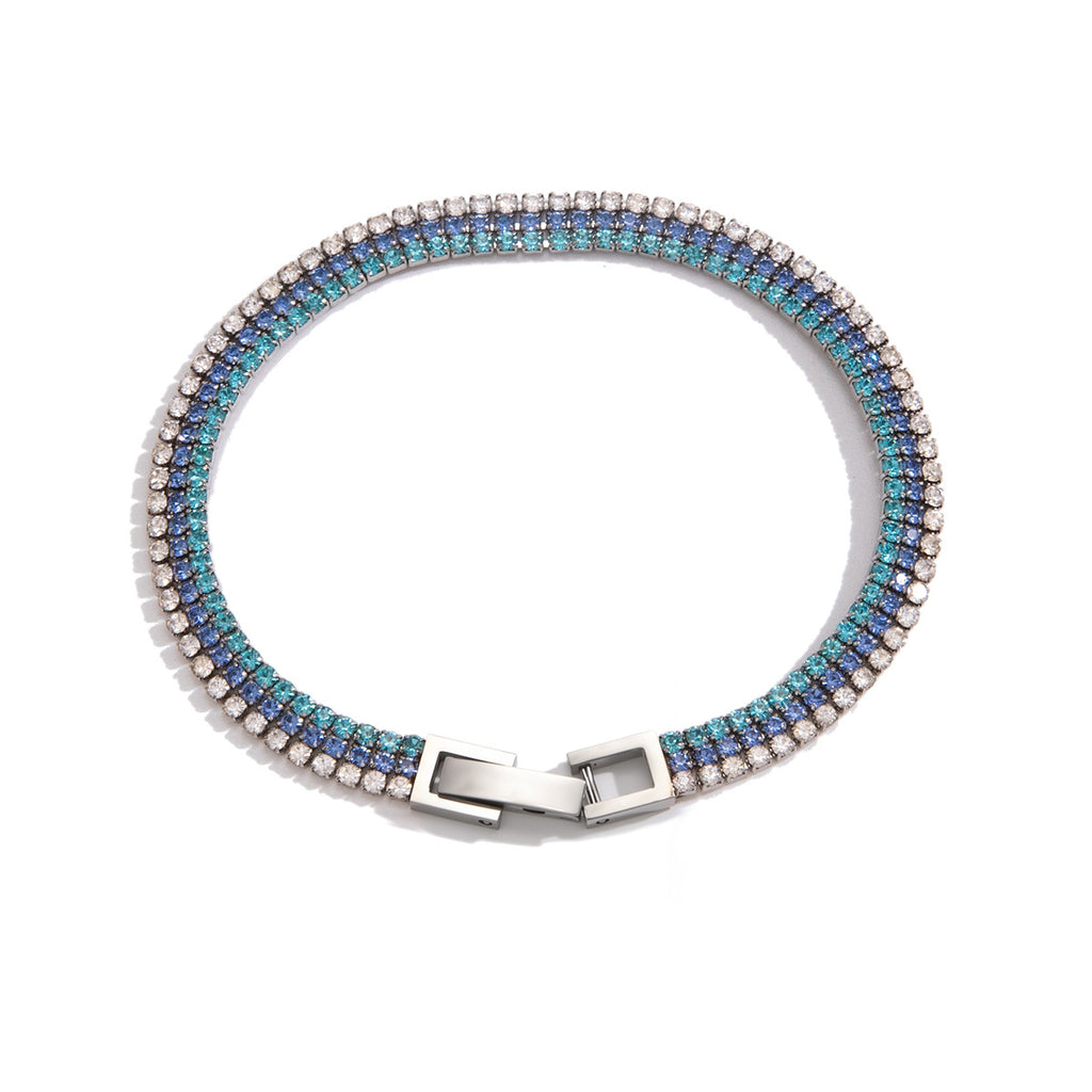 Damen Armband aus hypoallergenem Edelstahl mit funkelnden Zirkonia-Akzenten Shop Nory
