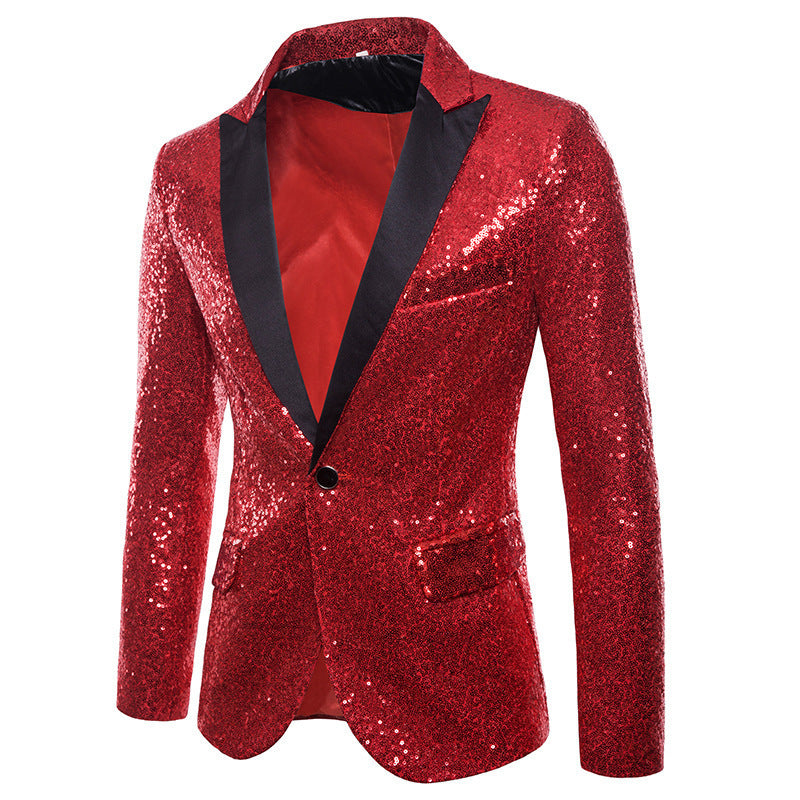 Herren Pailletten Formal Blazer ShopNory