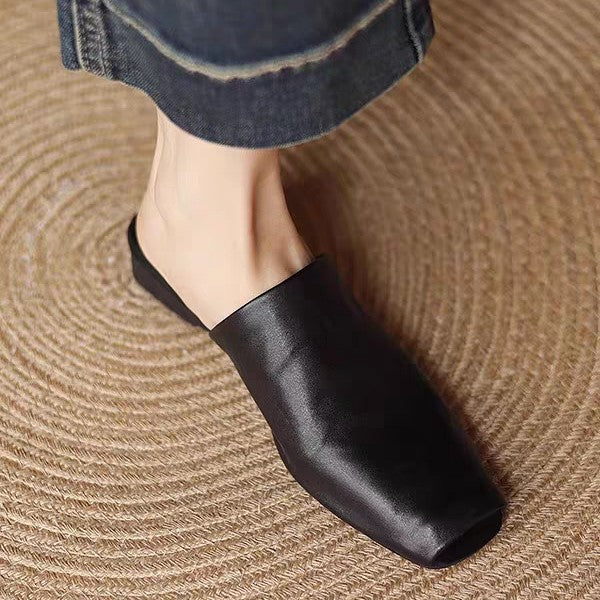 Damen Elegante Slipper aus weichem Leder mit innovativer Sohlenkonstruktion Shopnory