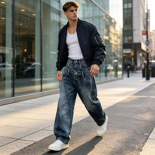 Damen Oversized Jeans Shop Nory