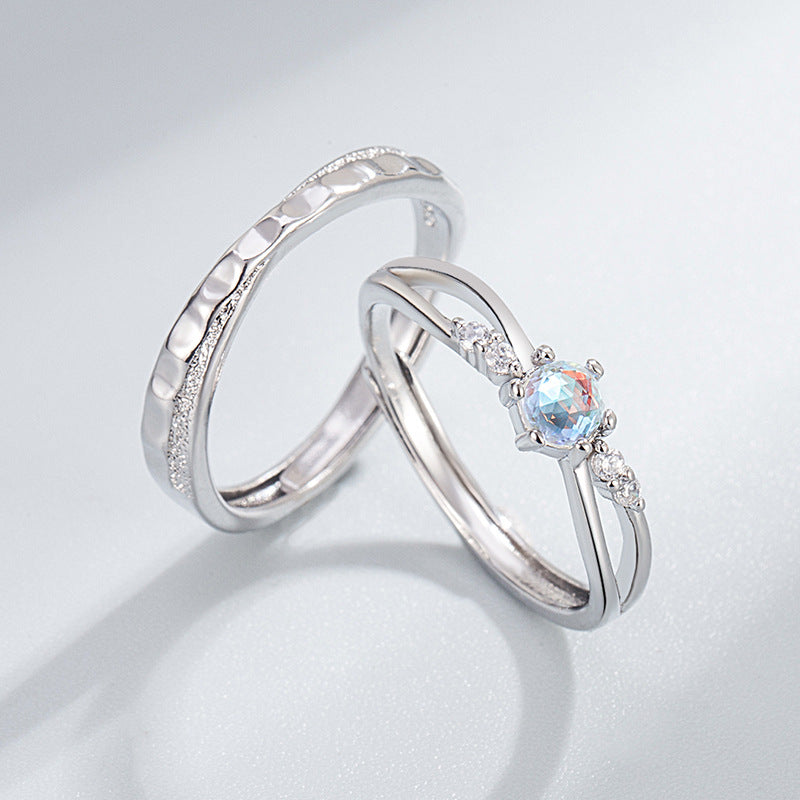 Damen Modischer Ring mit gewelltem Design und feinen Oberflächenakzenten Shop Nory