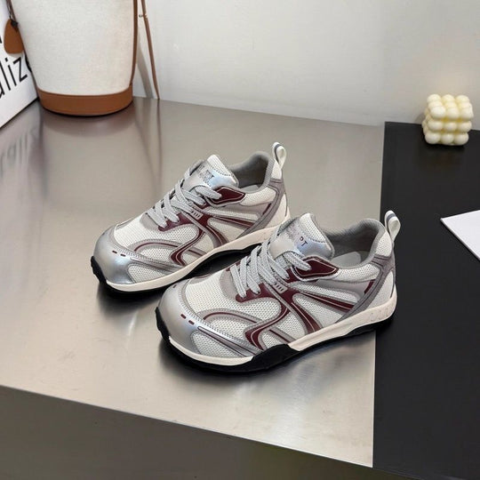 Damen Sportive Retro-Chunky-Sneaker mit atmungsaktivem Mesh und robuster Profilsohle Shop Nory