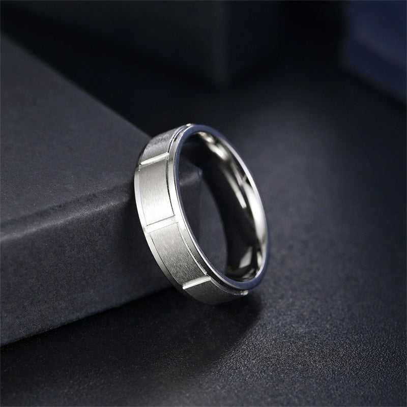 Herren Ring mit modernem, zweifarbigen Oberflächenfinish Shop Nory