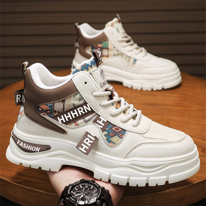 Herren Plateau-Sneaker mit Ethno-Gewebeeinsätzen Shop Nory