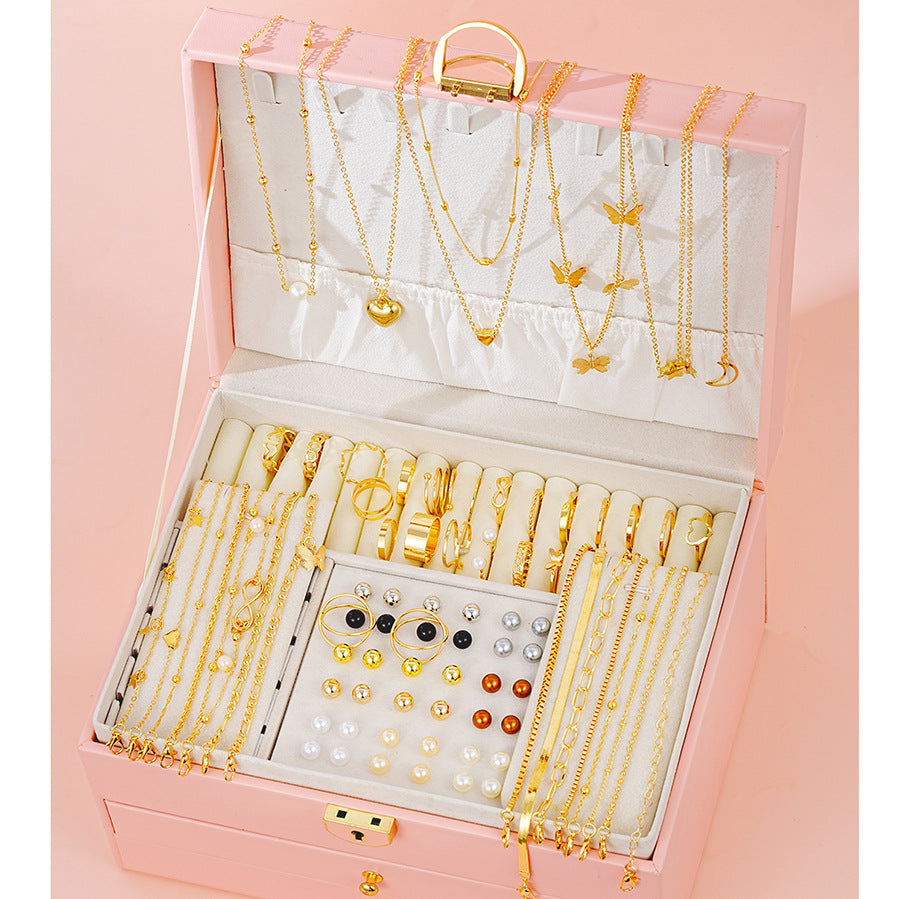 Damen Schmucksortiment in eleganter Aufbewahrungsbox Shop Nory