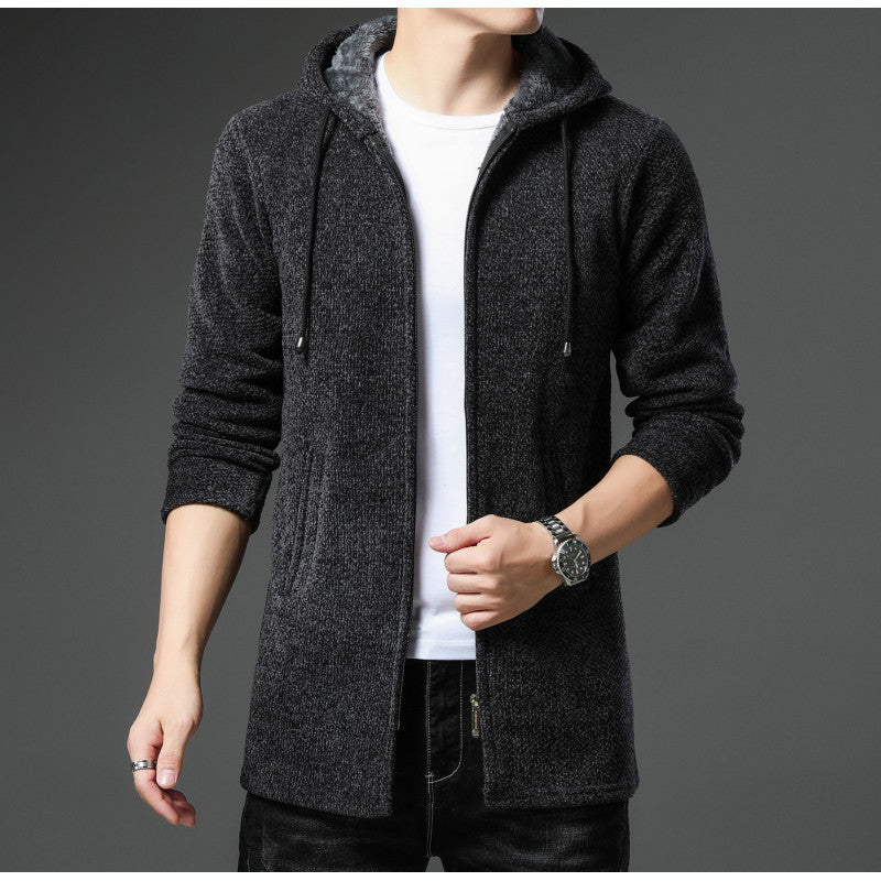 Herren urbane Freizeitjacke mit Kapuze