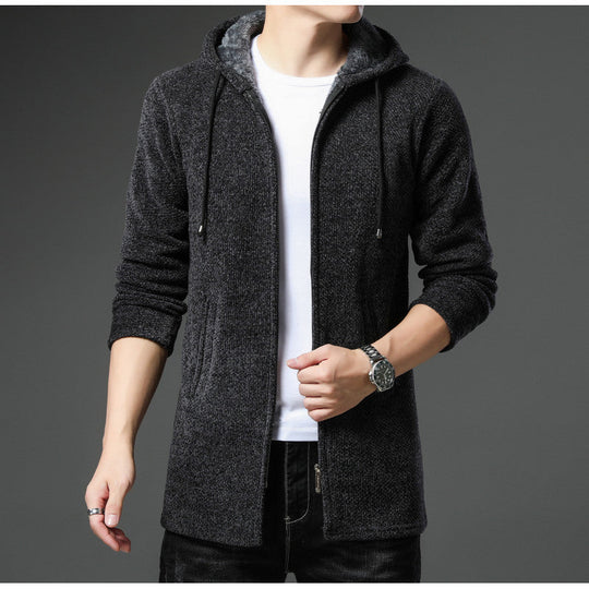 Herren urbane Freizeitjacke mit Kapuze