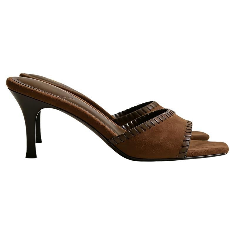 Damen Elegante Sling-Pumps mit filigranem Riemendesign und komfortablem Blockabsatz
