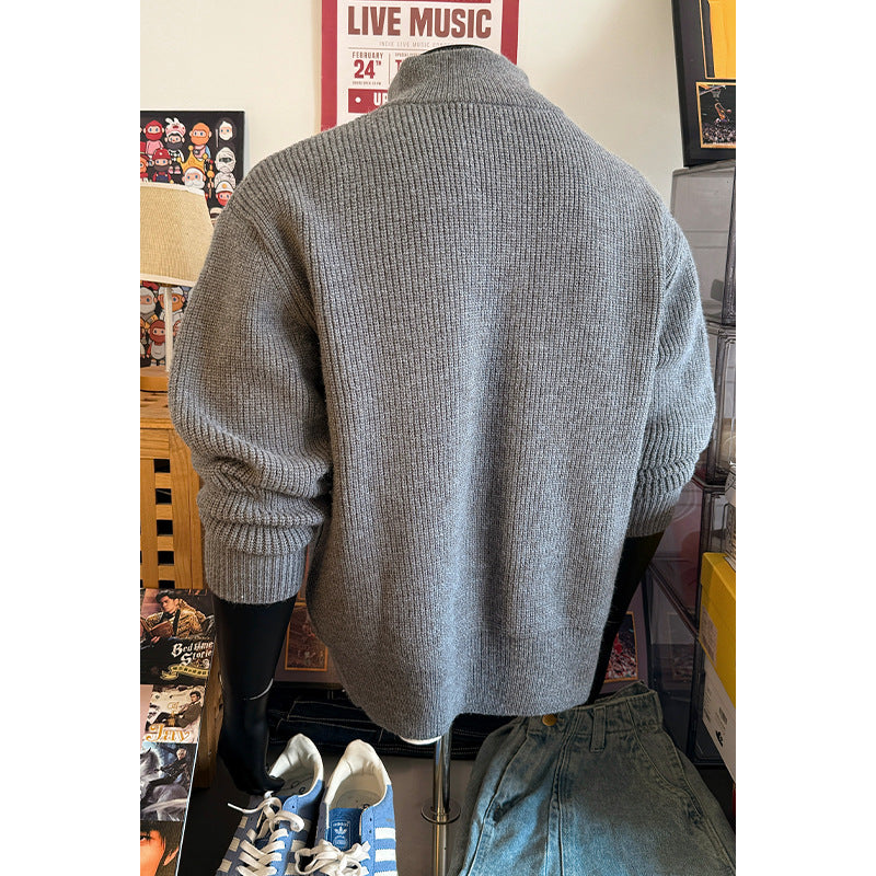 Herren Kuscheliger Stehkragenpullover Shop Nory