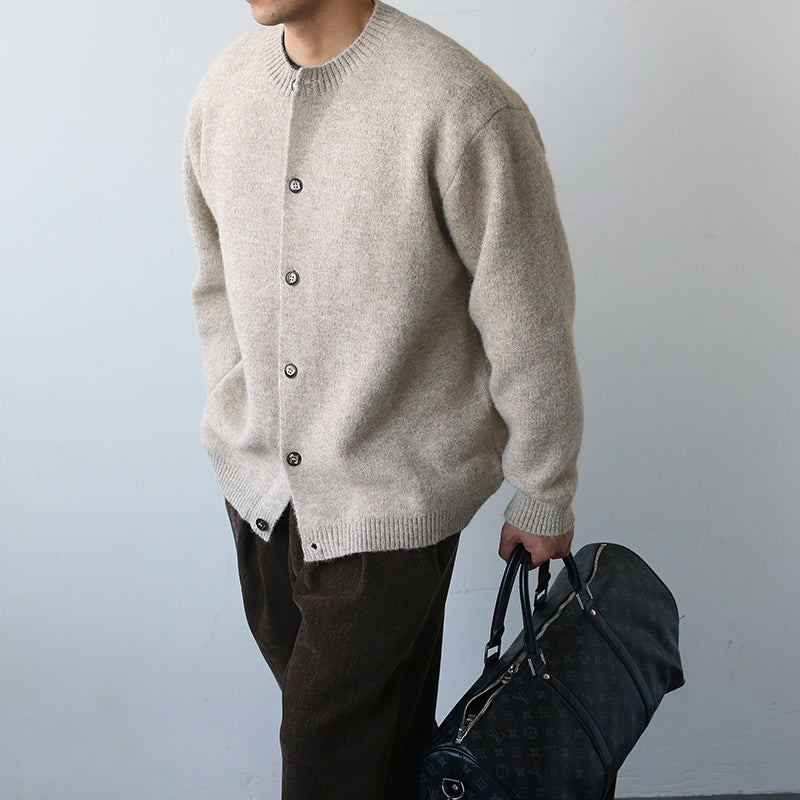 Damen Modischer Grobstrickpullover mit Rollkragen und distressed Design Shop Nory