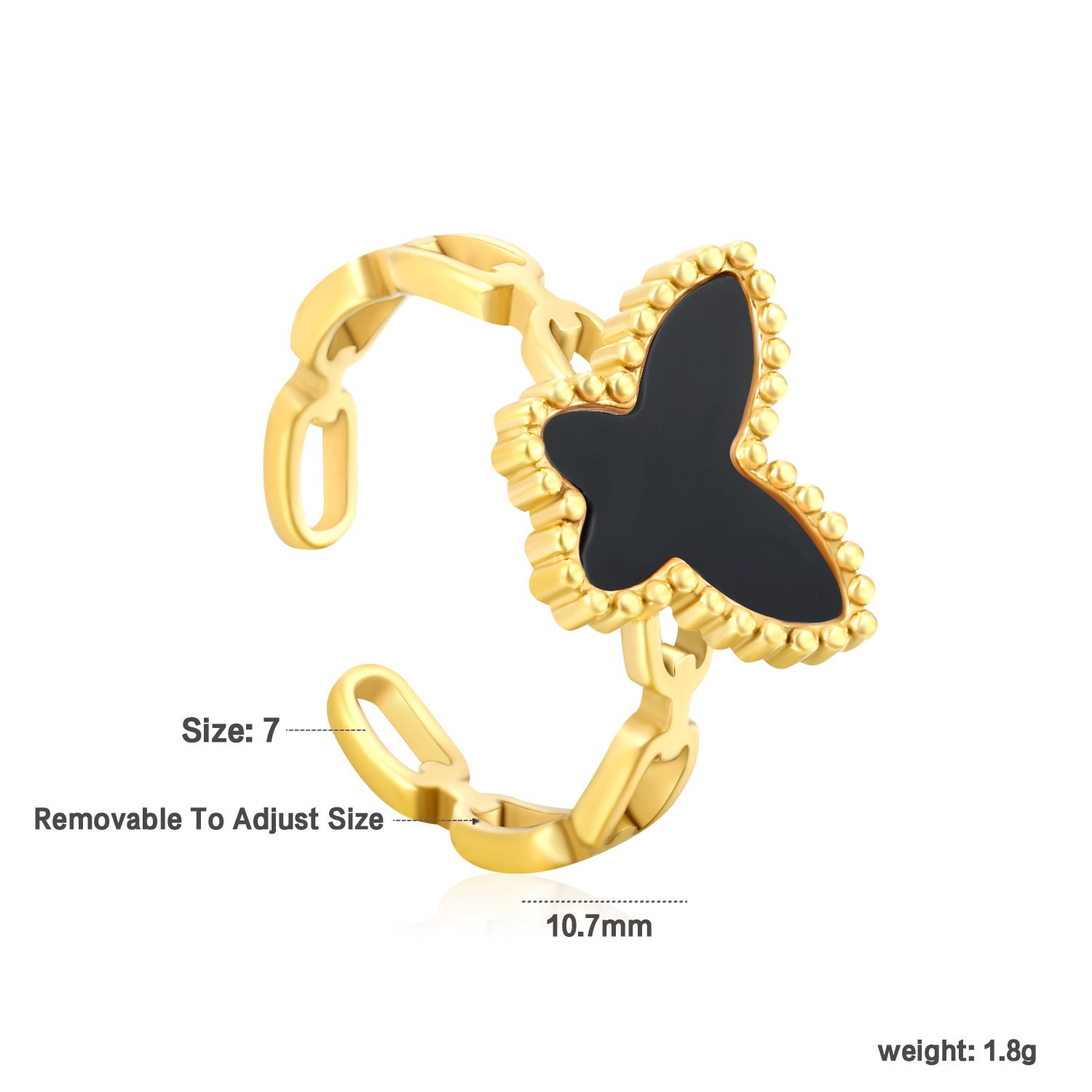 Damen Ring mit innovativem, geschwungenem Design und elegantem Glanz Shop Nory