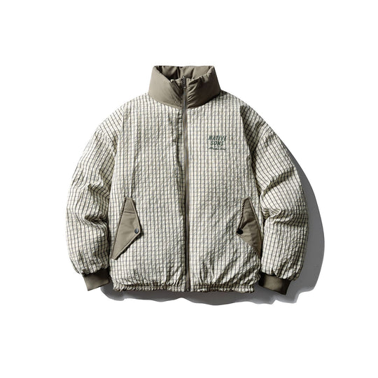 Herren Boxy-Pufferjacke mit hohem Stehkragen und minimalistischer Außenhülle Shop Nory