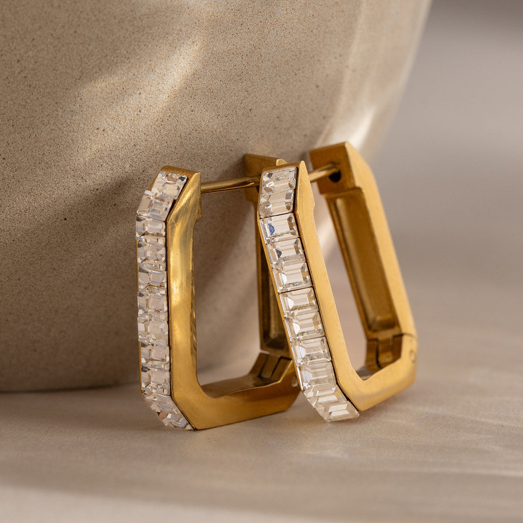 Damen Ohrhänger mit luxuriösem Zirkonia-Besatz und modernem Designs Shop Nory