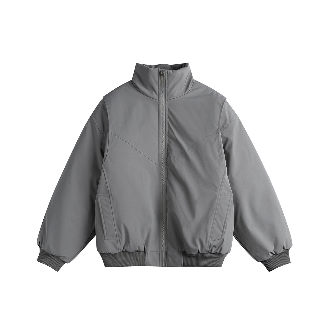 Damen Gefütterte Boxy‑Bomberjacke mit hohem Stehkragen und diagonal gesteppter Optik Shop Nory