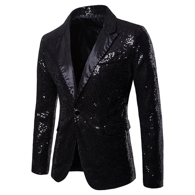 Herren Pailletten Formal Blazer ShopNory