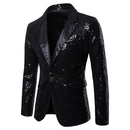 Herren Pailletten Formal Blazer ShopNory