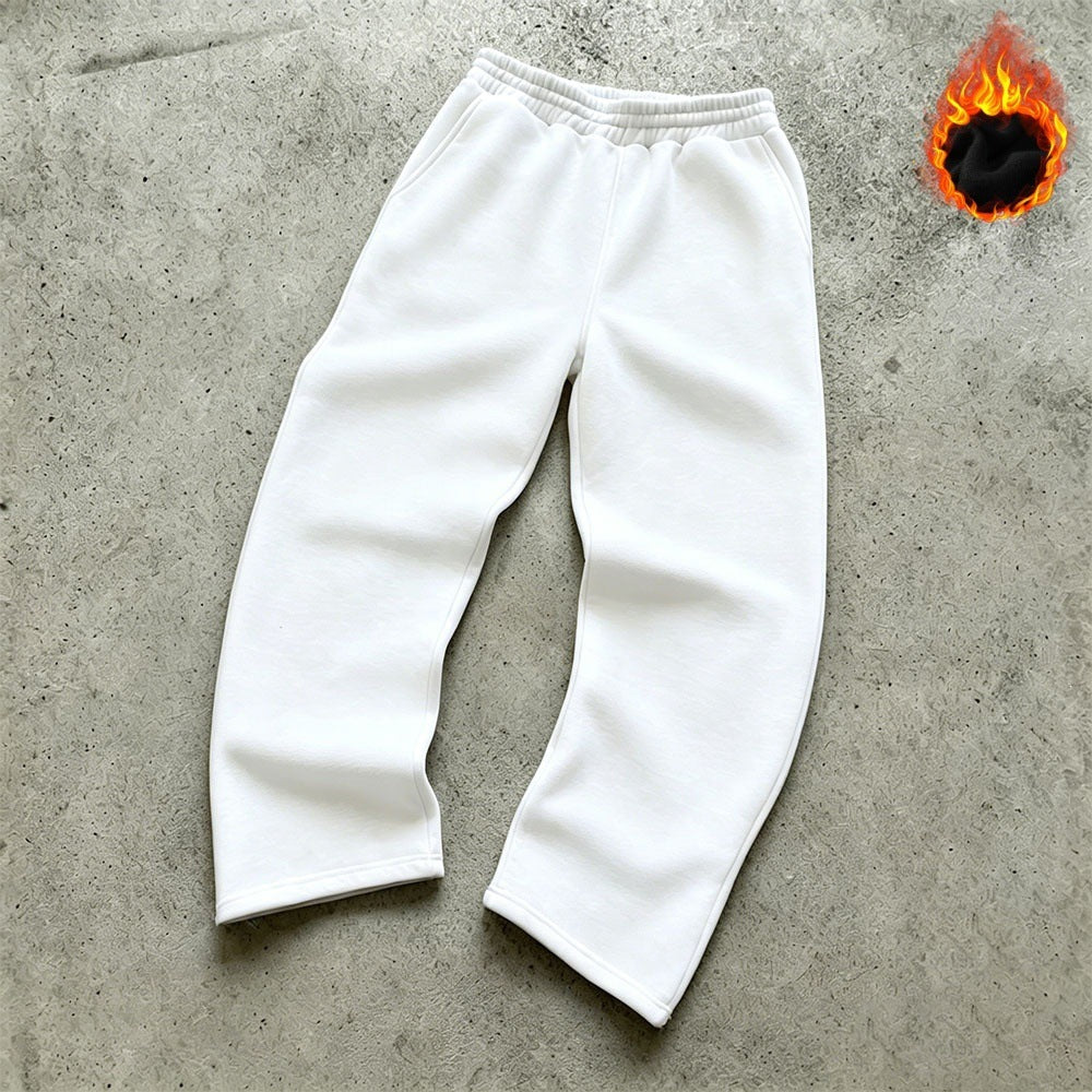 Unisex nan gefütterte Sweatpants mit elastischem Komfortbund, geradem Bein und seitlichen Eingrifftaschen Shop Nory