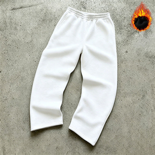 Unisex nan gefütterte Sweatpants mit elastischem Komfortbund, geradem Bein und seitlichen Eingrifftaschen Shop Nory
