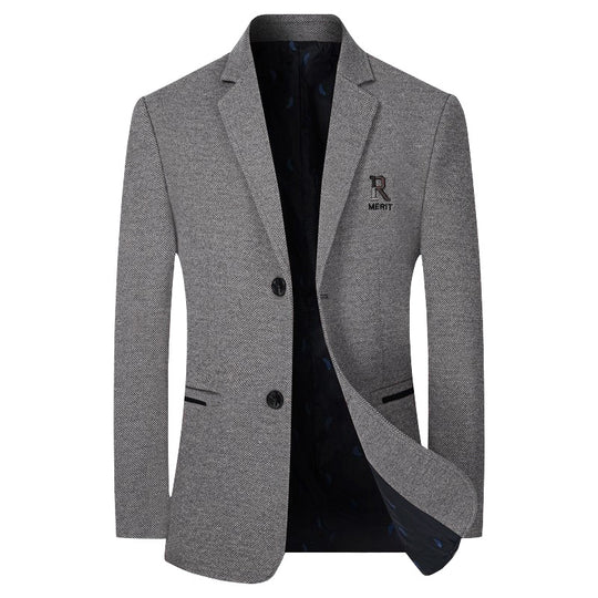 Herren Sakko Slim-Fit aus strukturierter Wollmischung mit kontrastiertem Innenfutter Shop Nory