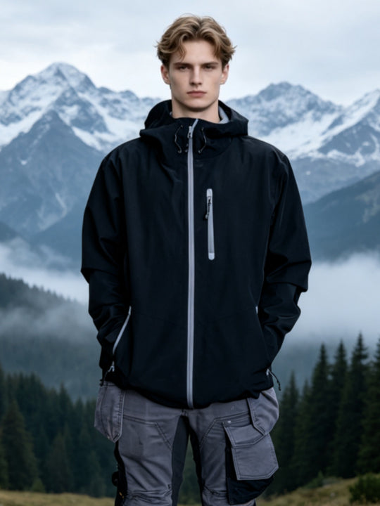 Herren Wetterfeste Multifunktionsjacke