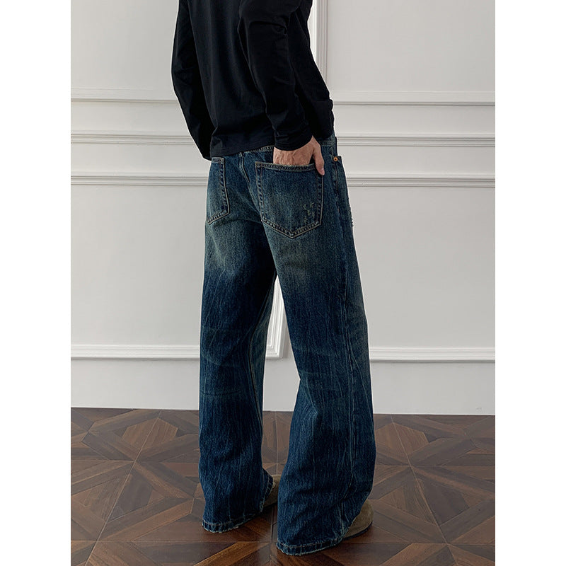 Herren Weite Denim-Jeans Shop Nory