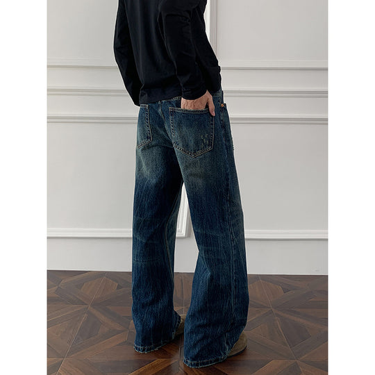 Herren Weite Denim-Jeans Shop Nory