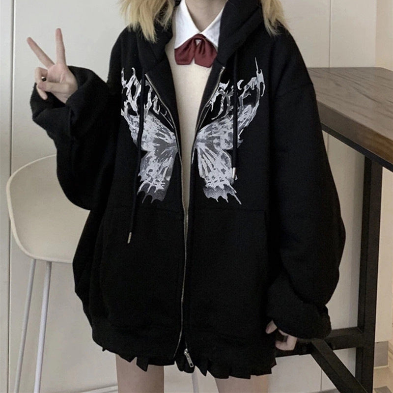 Damen nan oversized Zip-Hoodie mit verlängertem Saum weichem Fleece-Innenfutter und Kängurutaschen Shop Nory