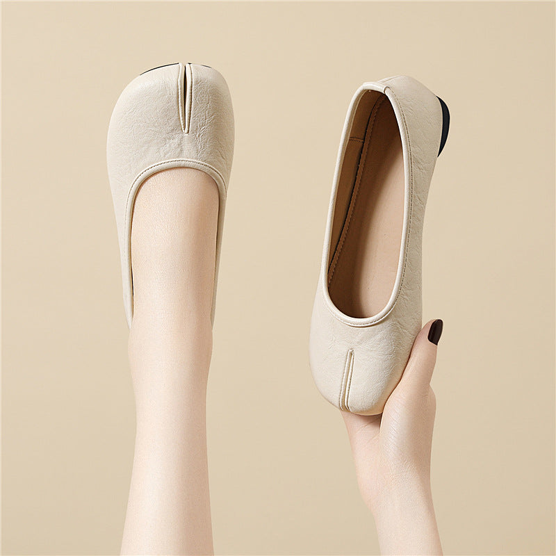 Damen Elegante und bequeme Ballerinas mit flexiblem Fußbett Shopnory
