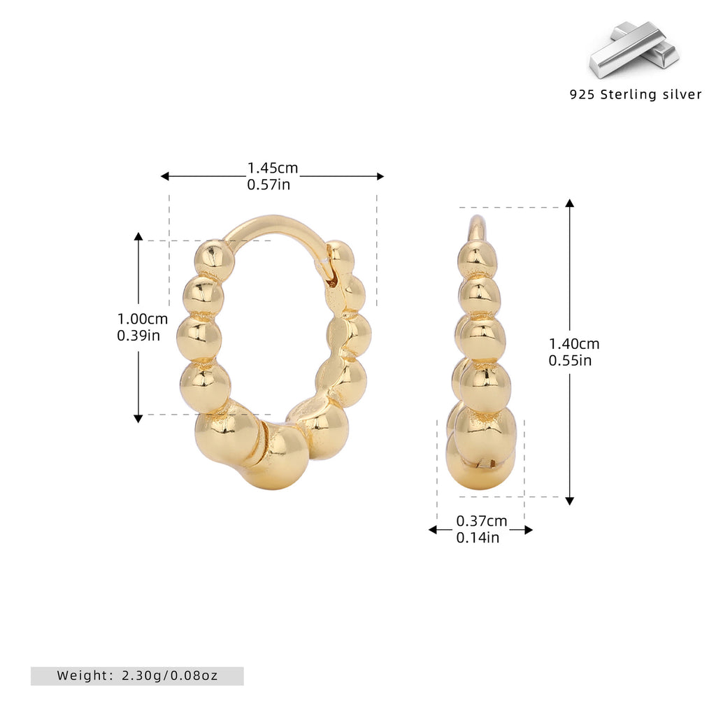 Damen Ohrhänger mit luxuriösen Perlenakzenten aus hochwertigem 925 Sterling Silber Shop Nory