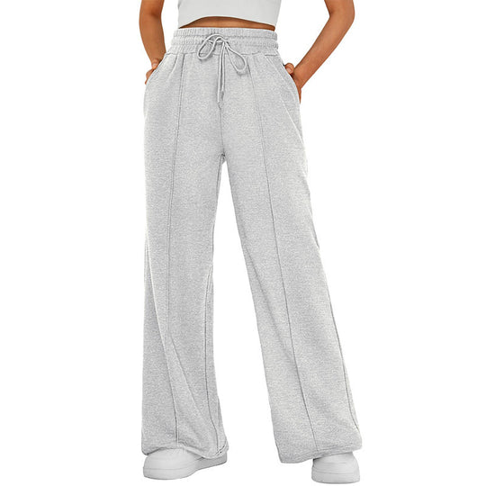 Damen weite Sweatpants mit hohem Bund und Tunnelzug Shop Nory