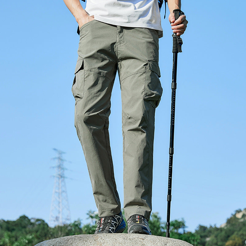 Herren Atmungsaktive Trekking-Cargohose mit Stretch und Mehrfachtaschen Shop Nory