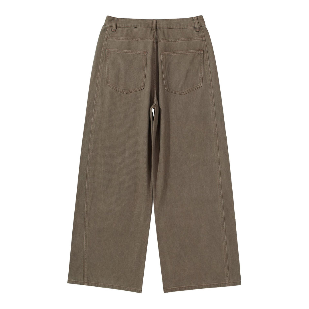 Damen Hochtaillierte Utility-Culotte-Hose mit weitem Bein und aufgesetzten Taschen Shop Nory