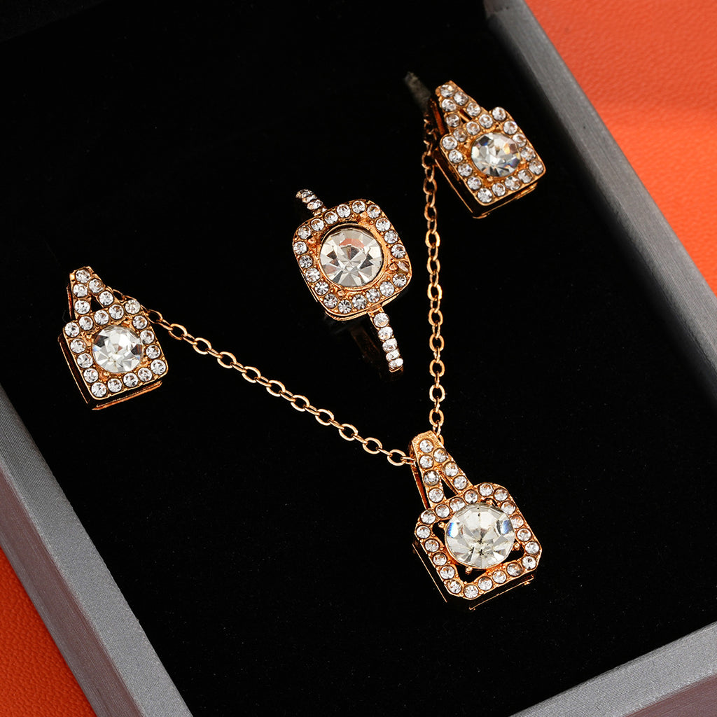 Damen Schmuckset mit funkelnden Zirkonia und eleganten Details Shop Nory