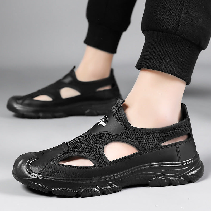 Herren nan atmungsaktive Outdoor-Sandale mit stoßdämpfender Sohle und verstärktem Zehenschutz Shop Nory