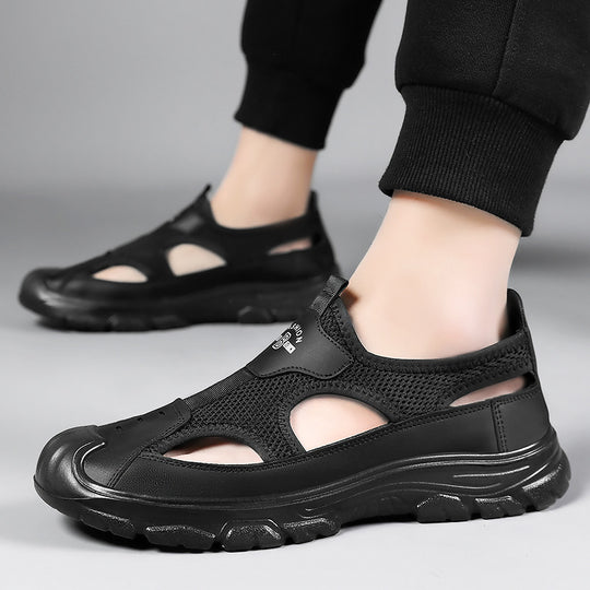 Herren nan atmungsaktive Outdoor-Sandale mit stoßdämpfender Sohle und verstärktem Zehenschutz Shop Nory