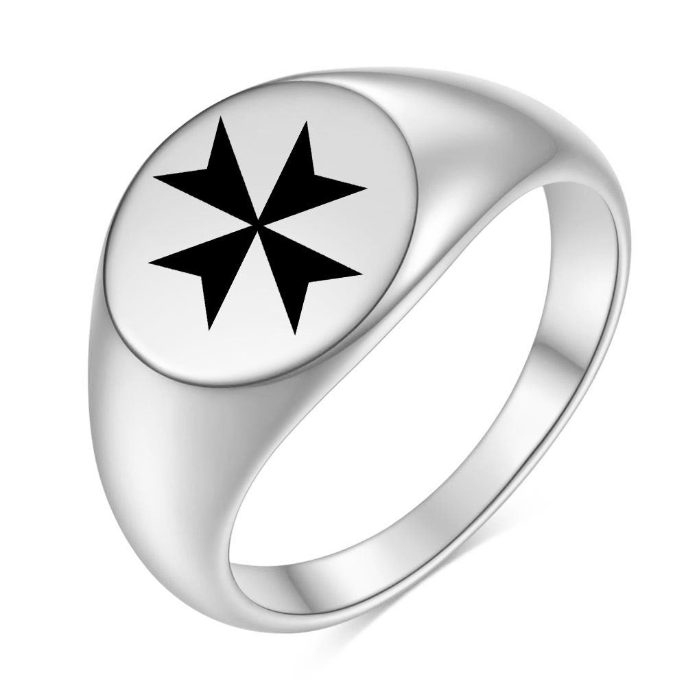 Herren Siegelring mit kunstvollem Design und detaillierter Symbolgravur Shop Nory