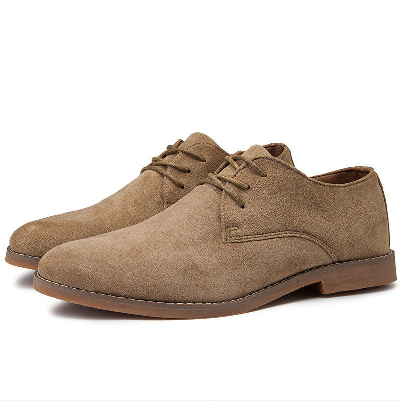 Herren Elegante Schnürschuhe aus weichem Wildleder