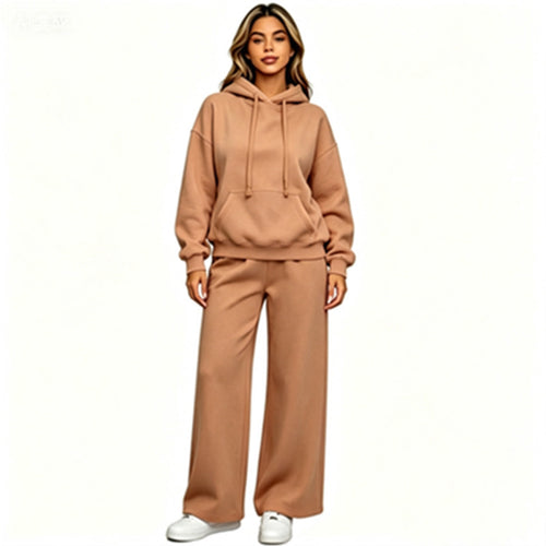 Damen Bequemer Oversized Hoodie mit weiten Jogginghosen Shop Nory