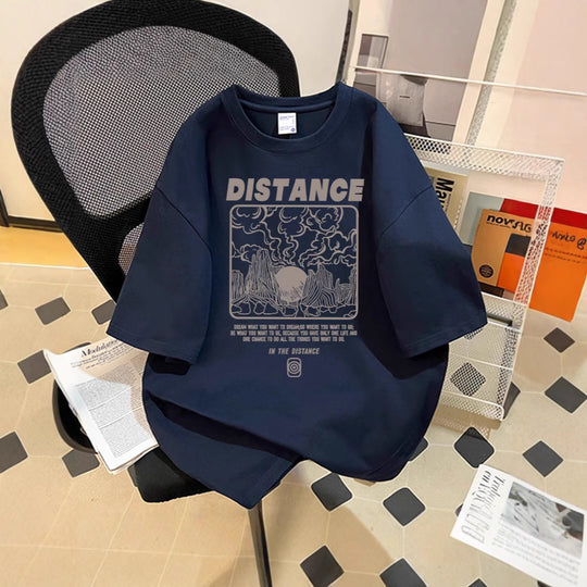 Damen Oversized T-Shirt mit kreativem Grafikdruck Shop Nory
