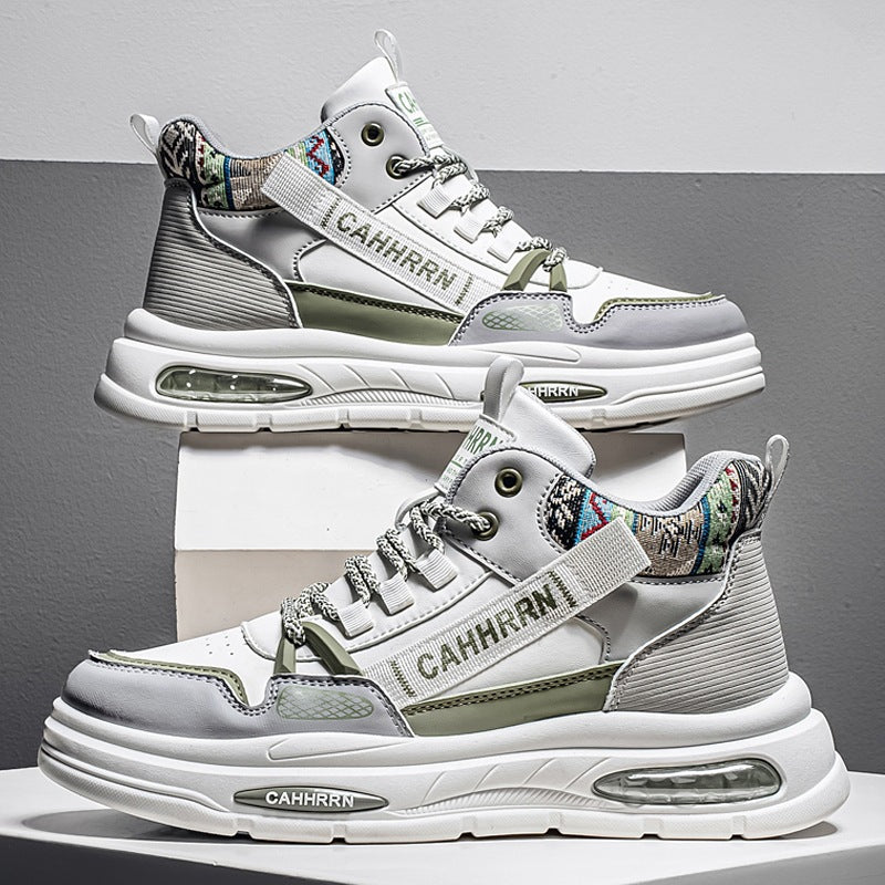 Herren hochgeschnittene Streetstyle-Sneaker mit Luftkapsel-Zwischensohle und tribal-gepolsterter Knöchelmanschette Shop Nory