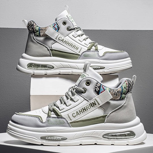 Herren hochgeschnittene Streetstyle-Sneaker mit Luftkapsel-Zwischensohle und tribal-gepolsterter Knöchelmanschette Shop Nory
