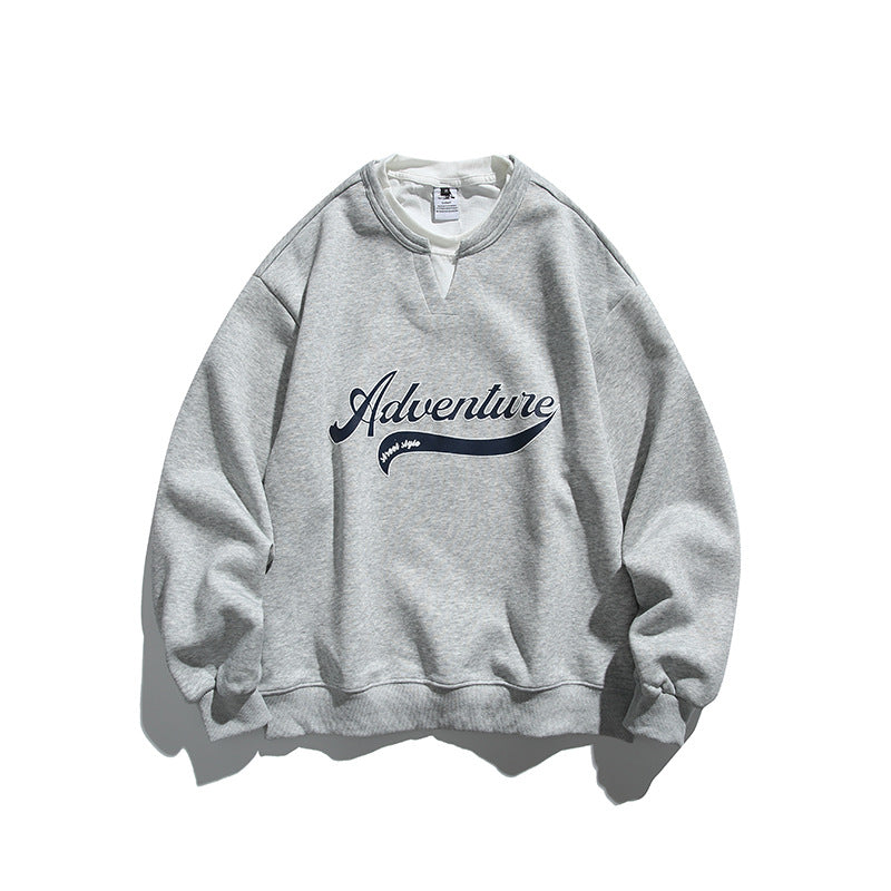 Unisex Oversize-Sweatshirt mit Lagenkragen, weichem Fleece und Statement-Print Shop Nory