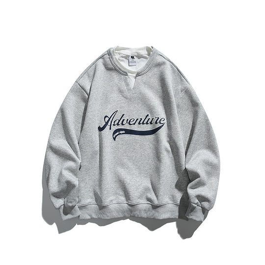 Unisex Oversize-Sweatshirt mit Lagenkragen, weichem Fleece und Statement-Print Shop Nory