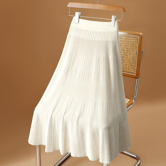 Damen Eleganter und schwingender Plisseerock Shop Nory