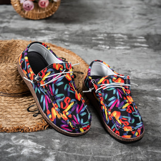 Damen Leichte Mokassin‑Sneaker mit ergonomischer Kork‑Optik‑Sohle Shop Nory